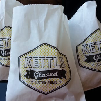 Kettle Glazed Doughnuts - Bought two and got one for free! - Donuts Near Me - Hollywood, California