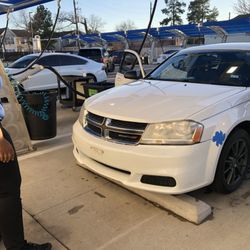 Rich’s Car Wash - I had to attach the bumper with tape and drive very slowly home to prevent the bumper from falling off.