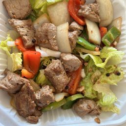 84. Bo Luc Lac, shaking beef cube