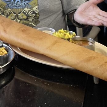 Udupi Palace - Eat it as soon as the dish touches your table for full crispiness. So fun to eat! - Indian Near Me - Artesia, California