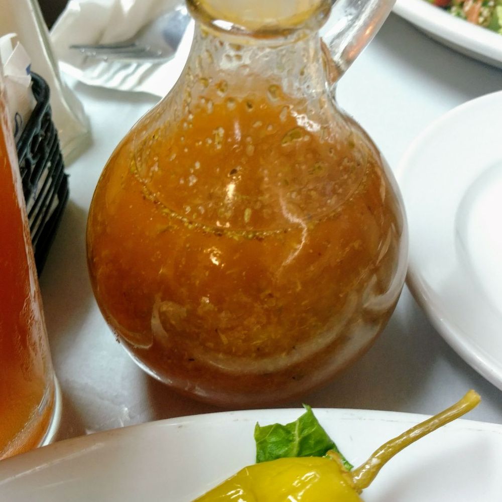 Olive Branch - House made Greek dressing - Mediterranean Near Me - Birmingham, Alabama Olive Branch - House made Greek dressing - Mediterranean Near Me - Birmingham, Alabama