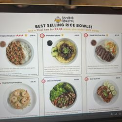 Bangkok BBQ Bowl - Best seller rice bowl