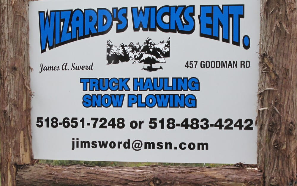 WIZARD’S WICKS ENTERPRISES Malone, New York Junk Removal & Hauling