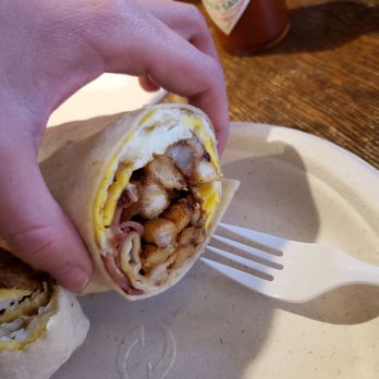 2nd Street Cafe - Breakfast burrito with ham. The potatoes inside had the best flavor! - Cafes Near Me - Cambridge, Massachusetts 2nd Street Cafe - Breakfast burrito with ham. The potatoes inside had the best flavor! - Cafes Near Me - Cambridge, Massachusetts