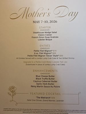 Menu photo 1 Morton's The Steakhouse New York, NY