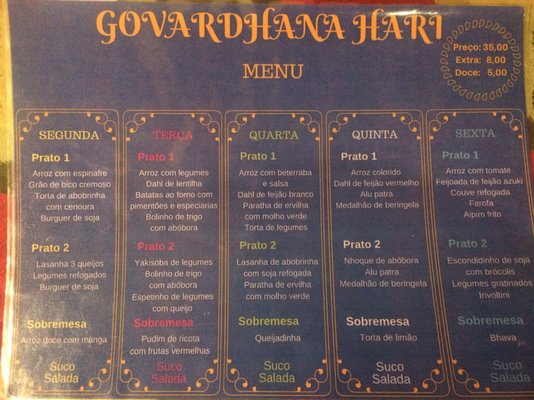 Govardhana Hari - Sabor da Índia by null