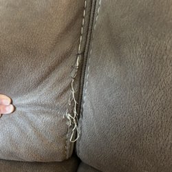 B & T Upholstery - Stitch was coming unraveled