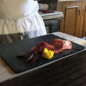 GRAPES - In-process charcuterie board, Grapes - September 2019 - Wine Bars Near Me - Banff, Alberta