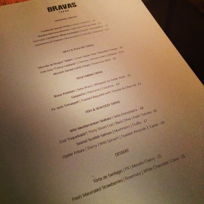 Menu photo 7 Bravas Tapas London, XGL Menu photo 7 Bravas Tapas London, XGL