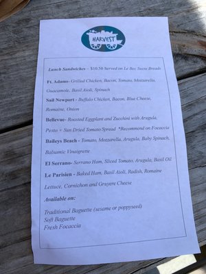 Menu photo 4 Harvest Market Newport, RI Menu photo 4 Harvest Market Newport, RI