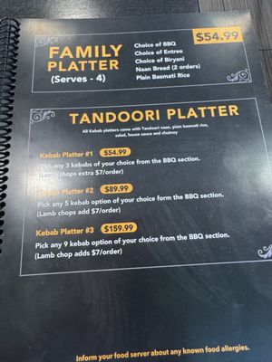 Menu photo 5 Casa Lahori San Diego, CA