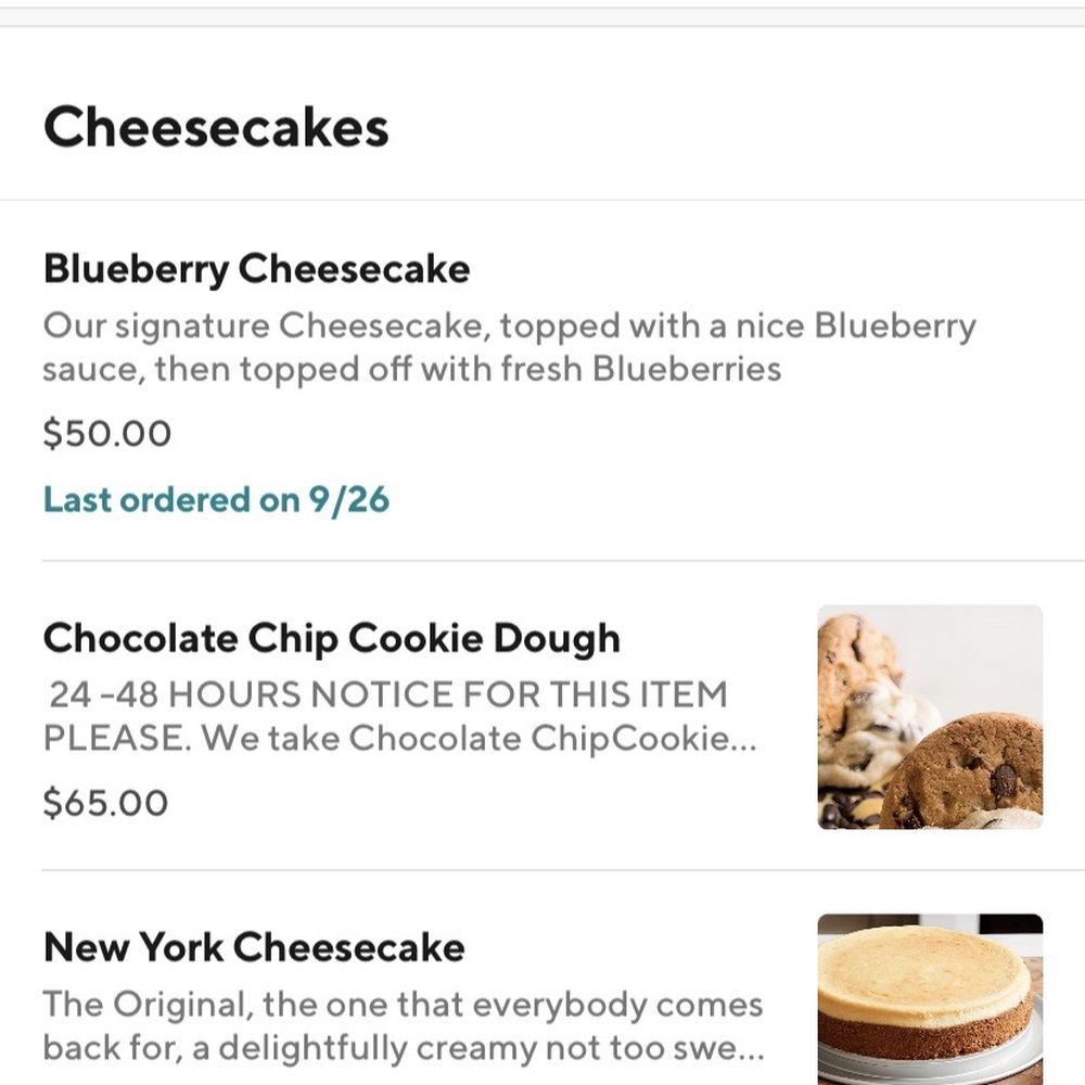 The Cheesecake Baker - How the Cheesecake Baker advertised their Signature Blueberry Cheesecake. Not how I received ours. - Bakeries Near Me - Las Vegas, Nevada The Cheesecake Baker - How the Cheesecake Baker advertised their Signature Blueberry Cheesecake. Not how I received ours. - Bakeries Near Me - Las Vegas, Nevada