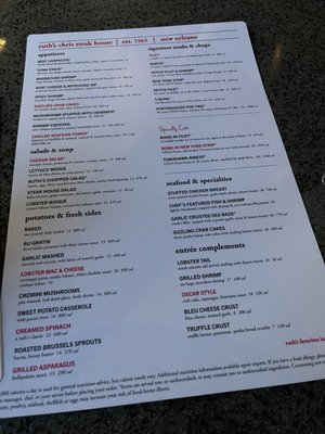 Menu photo 2 Ruth's Chris Steak House Somerville, MA