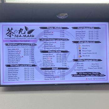Tea Maru - Menu - Bubble Tea Near Me - San Gabriel, California Tea Maru - Menu - Bubble Tea Near Me - San Gabriel, California