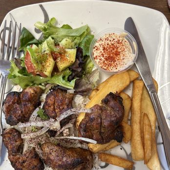 King Kebab - Pork Shish Kebab plate. - Mediterranean Near Me - North Hollywood, California King Kebab - Pork Shish Kebab plate. - Mediterranean Near Me - North Hollywood, California