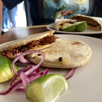 Guacamaya Oasis - Jackfruit and cheese gordita - Mexican Near Me - Downey, California Guacamaya Oasis - Jackfruit and cheese gordita - Mexican Near Me - Downey, California
