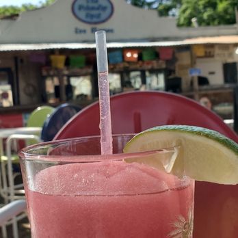 The Friendly Spot - Frozen Pomegranate Lime-aid with Seersucker gin - Beer Gardens Near Me - San Antonio, Texas The Friendly Spot - Frozen Pomegranate Lime-aid with Seersucker gin - Beer Gardens Near Me - San Antonio, Texas