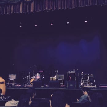 Warner Grand Theatre - Stage from the 6th row, waiting for Neutral Milk Hotel - Cinema Near Me - San Pedro, California