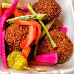 Sun City Farmers Market - Falafel from a vendor