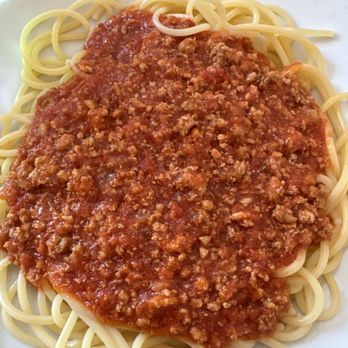 Ristorante Autostrada - Spaghetti Ragu. Sauce with meat. - Italian Near Me - Orte, Vermont Ristorante Autostrada - Spaghetti Ragu. Sauce with meat. - Italian Near Me - Orte, Vermont