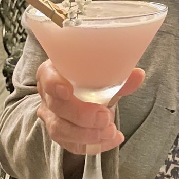 Victoria's Restaurant - The refreshing, lightly tart Aurora cocktail, served promptly with a cute sprig of baby's-breath - Breakfast & Brunch Near Me - Rehoboth Beach, Delaware Victoria's Restaurant - The refreshing, lightly tart Aurora cocktail, served promptly with a cute sprig of baby's-breath - Breakfast & Brunch Near Me - Rehoboth Beach, Delaware
