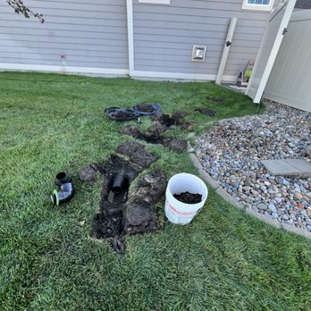 SchladerScapes - Down spout fix - Landscaping Near Me - Dallas Center, Iowa SchladerScapes - Down spout fix - Landscaping Near Me - Dallas Center, Iowa