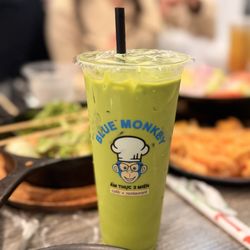 Trà Sữa Thái Xanh (Thai Green Milk Tea)