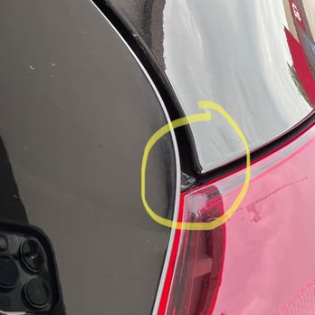 Joe Hudson's Collision Center - Corner edge of the brake light. Also very clear to the average eye. - Body Shops Near Me - Tulsa, Oklahoma Joe Hudson's Collision Center - Corner edge of the brake light. Also very clear to the average eye. - Body Shops Near Me - Tulsa, Oklahoma