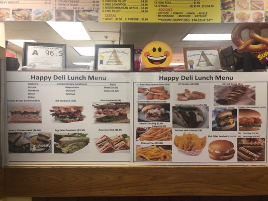Menu photo 3 Happy Deli Fayetteville, NC Menu photo 3 Happy Deli Fayetteville, NC