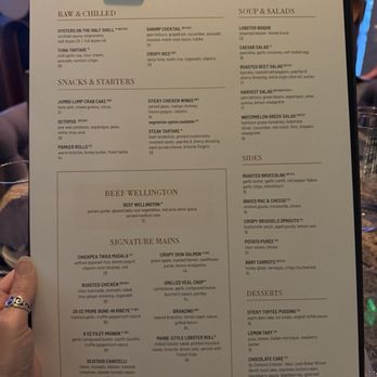 Ramsay's Kitchen - The menu - American Near Me - Boston, Massachusetts