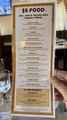 Menu photo 5 Tre Bicchieri Glendale, AZ