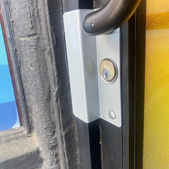 Beverly Locksmith - Latch guard installed on commercial door. - Keys & Locksmiths Near Me - Los Angeles, California