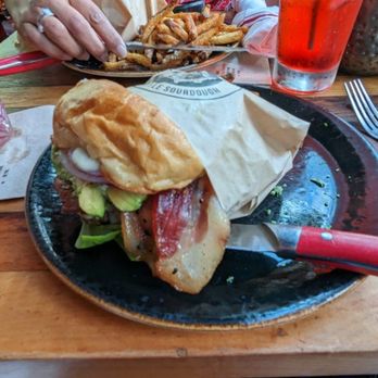 Von's 1000Spirits - California burger with avocado - New American Near Me - Seattle, Washington Von's 1000Spirits - California burger with avocado - New American Near Me - Seattle, Washington