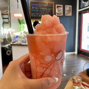 Hidden Dumpling House - Strawberry ice blended. - Chinese Near Me - Elk Grove, California