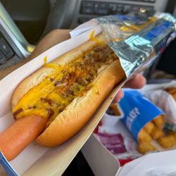 Sonic Drive-In - Foot long chili dog