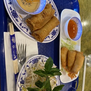 Vietnam One - Fried Egg Roll with Fried shrimp Roll - Vietnamese Near Me - Richmond, Virginia Vietnam One - Fried Egg Roll with Fried shrimp Roll - Vietnamese Near Me - Richmond, Virginia