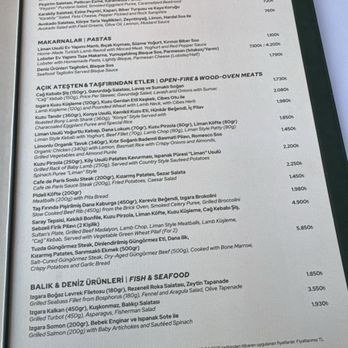 Liman Istanbul - Menu - Turkish Near Me