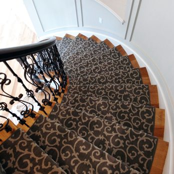 Abbey Design Center - a spiral staircase in a home - Carpeting Near Me - Osseo, Minnesota Abbey Design Center - a spiral staircase in a home - Carpeting Near Me - Osseo, Minnesota