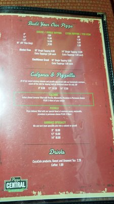 Menu photo 2 Pizza Central USA Evans, GA Menu photo 2 Pizza Central USA Evans, GA