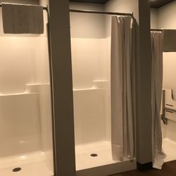 The Funky Buddha Yoga Hothouse - Downtown - Three showers in the women's restroom