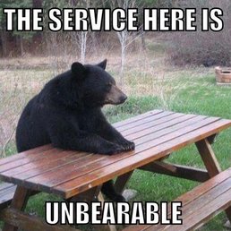 Service at rude baking co