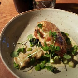 Muse Continental Cafe - Pan fried chicken with ravioli