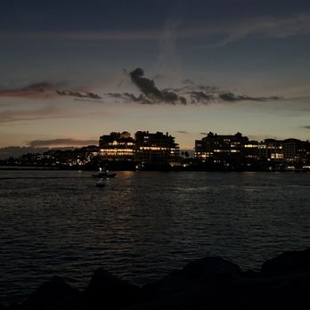 Miami Beach Boardwalk - The view off Government Cut from a park bench on the boardwalk - Beaches Near Me