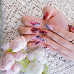 Spiderman Nails
