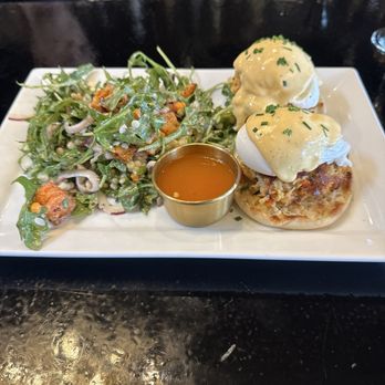 Bistro 135 - Benedict banger (crab cake eggs Benedict) - Italian Near Me - Tracy, California Bistro 135 - Benedict banger (crab cake eggs Benedict) - Italian Near Me - Tracy, California