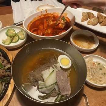 Pine Tree House - Beef Bulgogi & Cold Noodle, Spicy Rice Cake (Ddok poki), Dumpling (Mandu) - Korean Near Me - Sacramento, California Pine Tree House - Beef Bulgogi & Cold Noodle, Spicy Rice Cake (Ddok poki), Dumpling (Mandu) - Korean Near Me - Sacramento, California