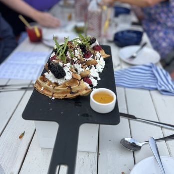 Oystertale - Goat Cheese Waffle - Tapas/Small Plates Near Me - Friday Harbor, Washington