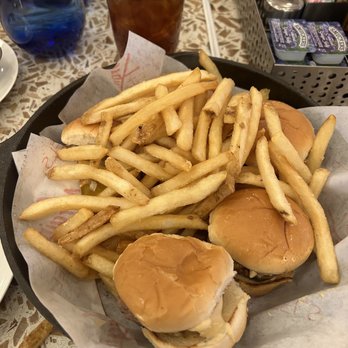 Kitchen - Five mini burgers - New American Near Me - Las Vegas, Nevada Kitchen - Five mini burgers - New American Near Me - Las Vegas, Nevada
