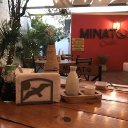 Minato Sushi - Good sushi and great service! Sit outside...totally different feel than inside. More ambience I recommend the Tako Roll :)
