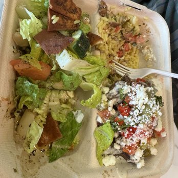Osmow's Mediterranean - Half eaten  OzBox - Salad Near Me - Grand Rapids, Michigan
